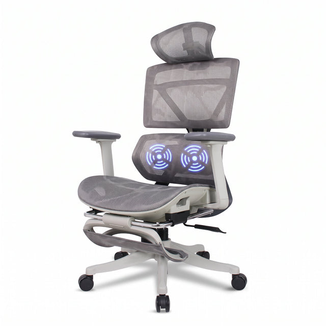 Ergonomic Mesh Office Chair with Massage Lumbar - BAS Kuwait Office Chair Bab Al Saif 