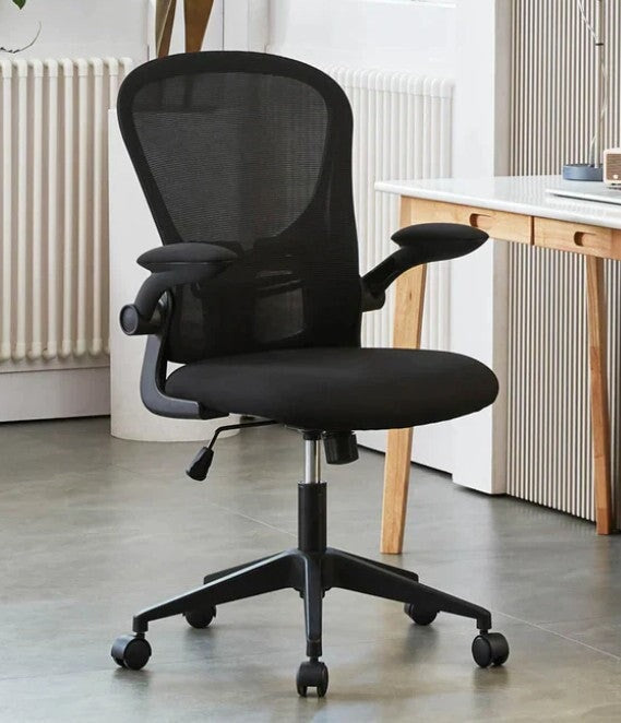Ergonomic Office Chair with Adjustable Height & Lumbar Support — Breathable Mesh Back, High-Density Foam Seat, 360° Swivel | Home & Office Bab Al Saif 