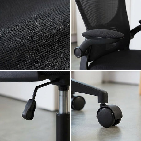 Ergonomic Office Chair with Adjustable Height & Lumbar Support — Breathable Mesh Back, High-Density Foam Seat, 360° Swivel | Home & Office Bab Al Saif 