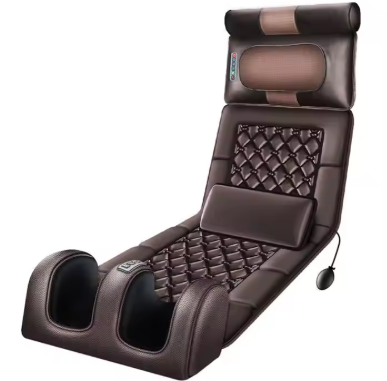 Foldable Massage Mattress 24W Full Body Massage Cushion – Kneading, Heating & Vibration - BAS Kuwait