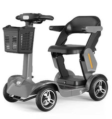 Foldable 4-Wheel Electric Mobility Chair Scooter Foldable – 350W Detachable Seat 60km Range Digital Screen - BAS Kuwait