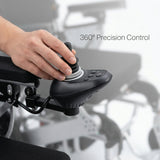 Foldable Aluminium Electric Mobility Chair with Remote Control 150kg capacity | Dual 250W Motors - BAS Kuwait Bab Al Saif 