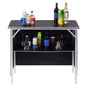 Foldable Aluminum Table Outdoor - BAS Kuwait Bab Al Saif 40 x 15 x 35 inches Black 