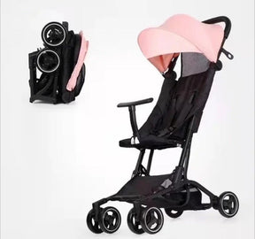 Foldable baby Stroller Portable I Lightweight infant stroller Travel Friendly - BAS Kuwait Bab Al Saif Pink 43 x 40 x 24 cm 