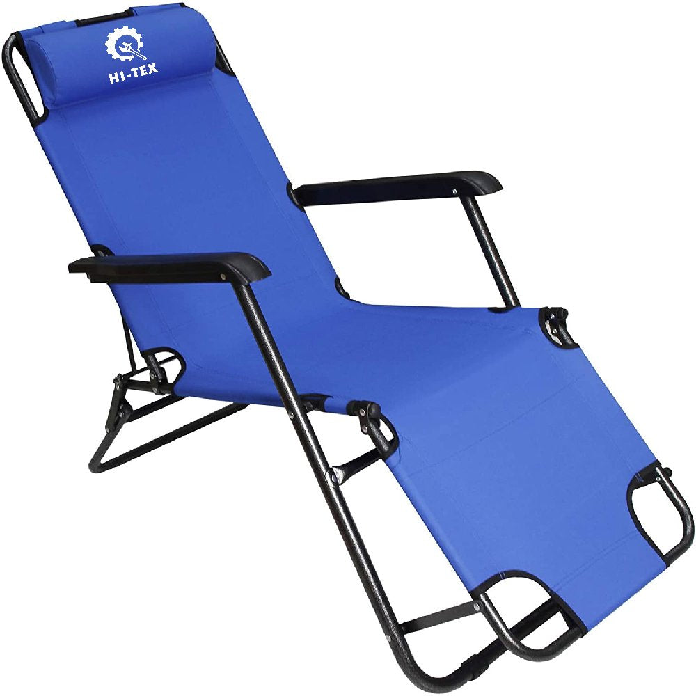 Foldable Beach Chair - BAS Kuwait Bab Al Saif Blue 90 X 40 X 60Cm 