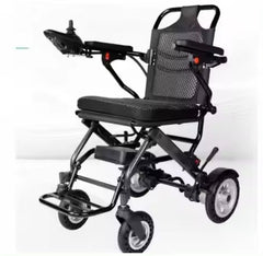 Foldable Electric Mobility Chair with Remote Control 100kg capacity | Lightweight Aluminium Travel Chair - BAS Kuwait