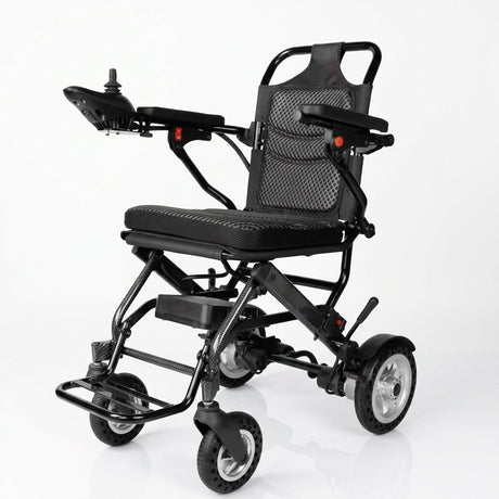 Foldable Electric Mobility Chair with Remote Control | Lightweight Travel Scooter - BAS Kuwait Bab Al Saif 