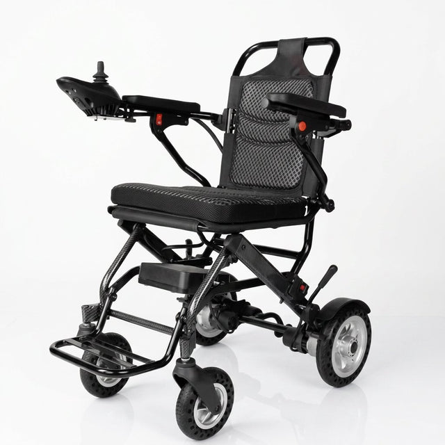 Foldable Electric Mobility Chair with Remote Control | Lightweight Travel Scooter - BAS Kuwait Bab Al Saif 