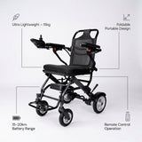 Foldable Electric Mobility Chair with Remote Control | Lightweight Travel Scooter - BAS Kuwait Bab Al Saif 