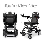 Foldable Electric Mobility Chair with Remote Control | Lightweight Travel Scooter - BAS Kuwait Bab Al Saif 