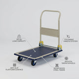 Foldable Hand Trolley 150kg Prestar Brand (Japan) NB-101 - BAS Kuwait Bab Al Saif 