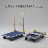 Foldable Hand Trolley 150kg Prestar Brand (Japan) NB-101 - BAS Kuwait Bab Al Saif 