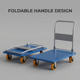 Foldable Hand Trolley 300 kg / 400 kg platform Hand Truck - BAS Kuwait Bab Al Saif 