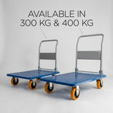 Foldable Hand Trolley 300 kg / 400 kg platform Hand Truck - BAS Kuwait Bab Al Saif 