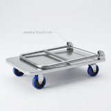 Foldable Hand Trolley 300 Kg Stainless Steel grade 304 / platform Hand Truck food grade - BAS Kuwait Bab Al Saif 