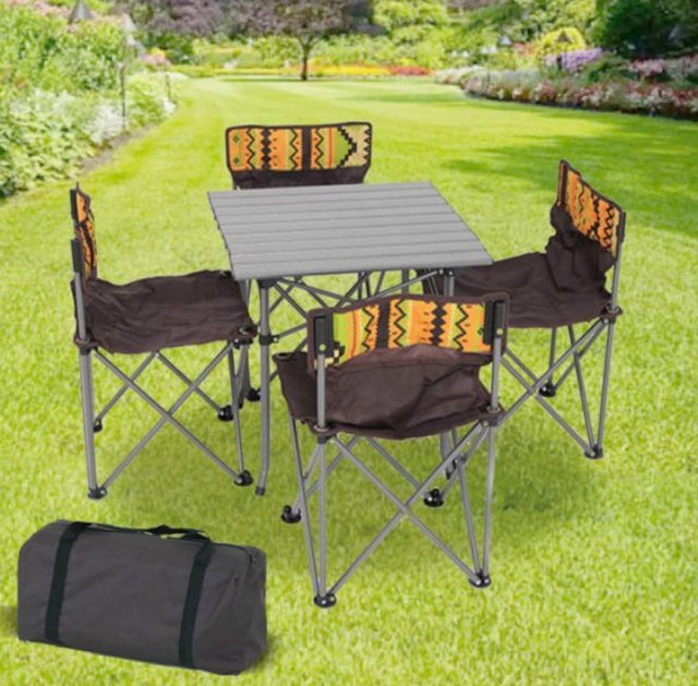 Folding Table & 4 Chairs Set with Carrying Bag for children - BAS kuwait Bab Al Saif Standard Standard 