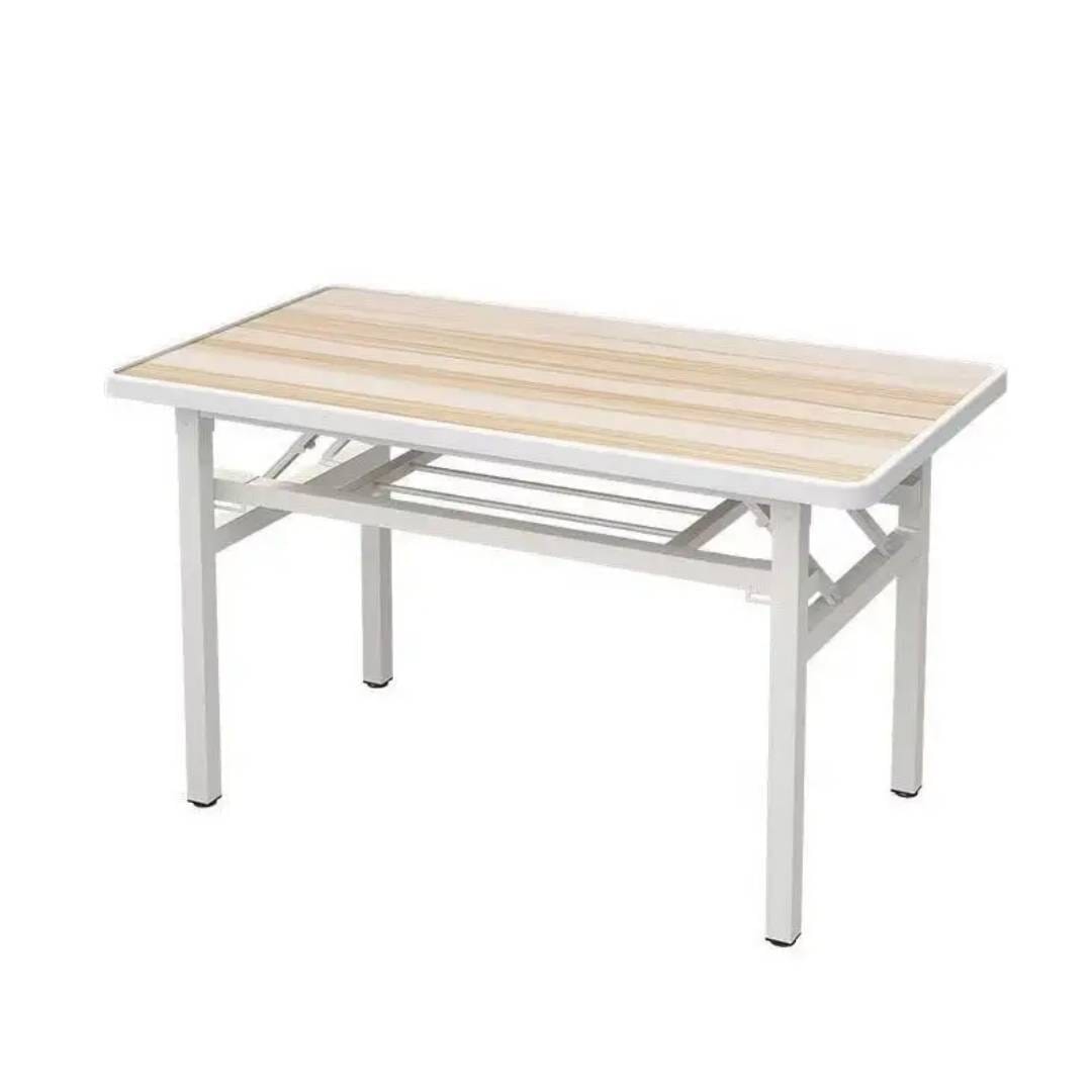 Folding Table Desk for Home or Office use I Study table I Dining table - BAS Kuwait Bab Al Saif Brown 120 × 60 × 75 cm 