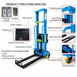Forklift 1 Ton 1.6 Meter I Stacker Truck with Auto Lift - BAS Kuwait Bab Al Saif 