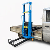 Forklift 1 Ton 1.6 Meter I Stacker Truck with Auto Lift - BAS Kuwait Bab Al Saif ( L × W × H ) : 118 × 15 × 6 cm 6 Months ( Motor ) 