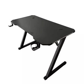 Gaming table | Z shaped gaming desk with RGB lights - BAS Kuwait Bab Al Saif black 100 x 60 cm With Fitting