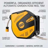 Garden Water Automatic Hose Reel 15 meter Wall Mounted DINGQI BRAND - BAS Kuwait Bab Al Saif 
