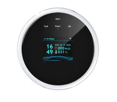 Gas Leak Detector And Temperature Alarm Sensor Wifi Led Screen Voice Remote Control - BAS Kuwait