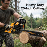 Gasoline Chain Saw 20" Dingqi Brand - BAS Kuwait Bab Al Saif 