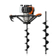 Gasoline Earth Auger 52cc - with 2 drill bits BAS Kuwait Bab Al Saif 