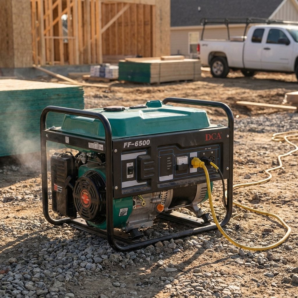 Gasoline Generator 5000W DCA Brand - BAS Kuwait Bab Al Saif 