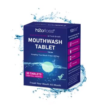 H20Floss Oral Care Mouthwash Tablets - BAS Kuwait Bab Al Saif Standard 