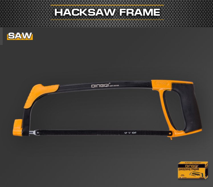 Hacksaw Frame Latest Style Adjustable Mini Cutting Steel 12" DINGQI BRAND - BAS Kuwait Bab Al Saif Standard Standard 
