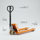Hand Pallet Truck 3 Ton Heavy Duty 550*1200 - BAS Kuwait Bab Al Saif 