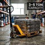 Hand Truck Pallet Jack (Wide) 3,4,5 ton - BAS Kuwait Bab Al Saif 