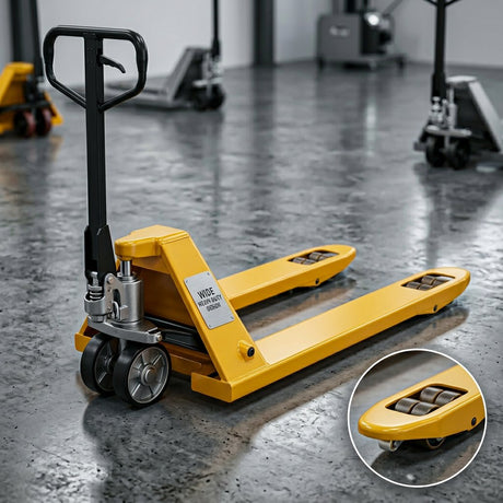 Hand Truck Pallet Jack (Wide) 3,4,5 ton - BAS Kuwait Bab Al Saif 
