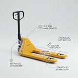Hand Truck Pallet Jack (Wide) 3,4,5 ton - BAS Kuwait Bab Al Saif 