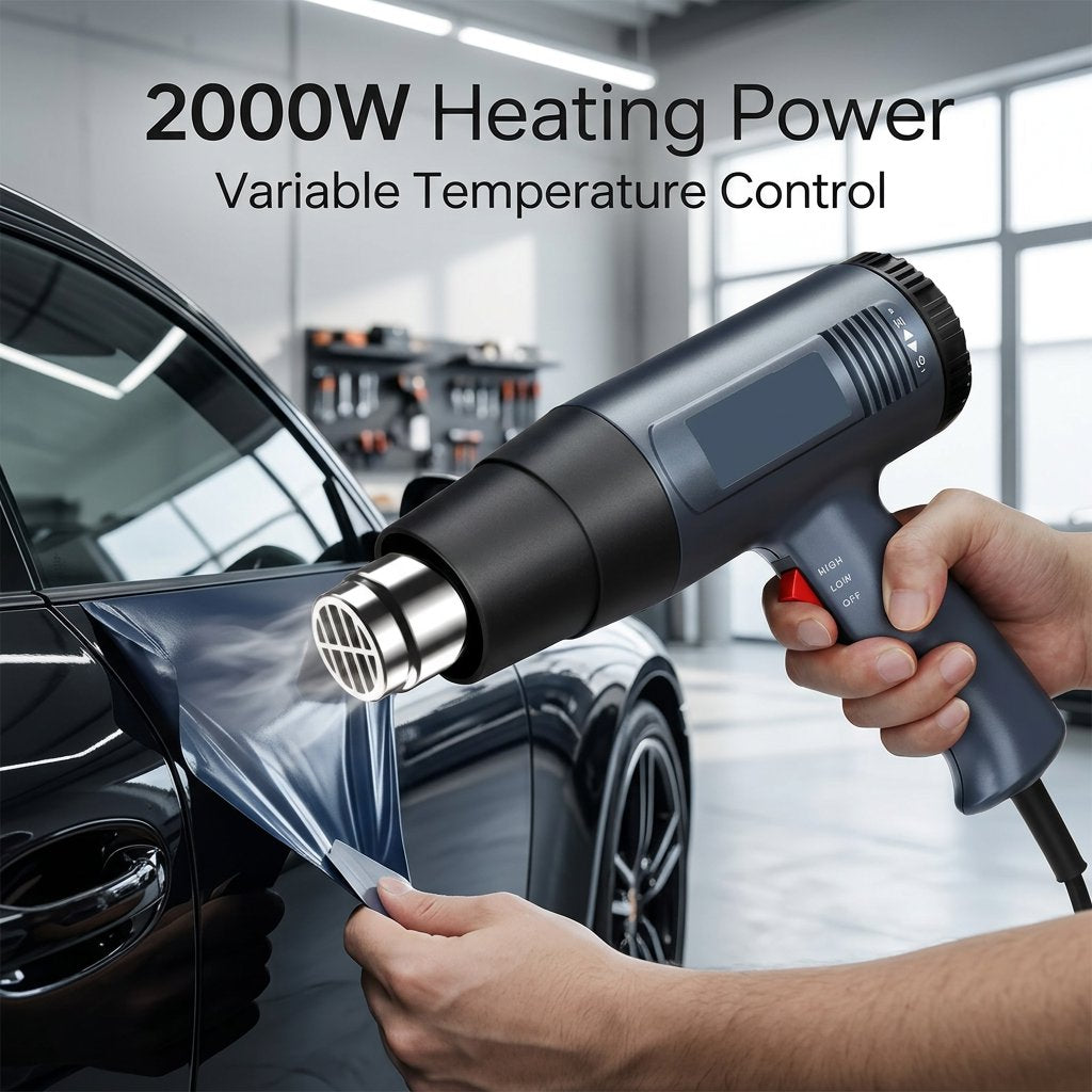 Heat Gun I Hot Air Gun 2000 W Variable Temperature Control with 2-Temp Settings - BAS Kuwait Bab Al Saif 