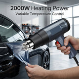 Heat Gun I Hot Air Gun 2000 W Variable Temperature Control with 2-Temp Settings - BAS Kuwait Bab Al Saif 
