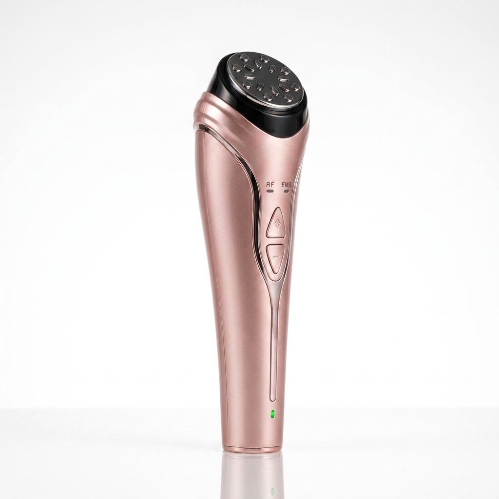 MLAY S05 RF Face Tightening and Massager Beauty Device | 3 Interchangeable Heads - BAS Kuwait