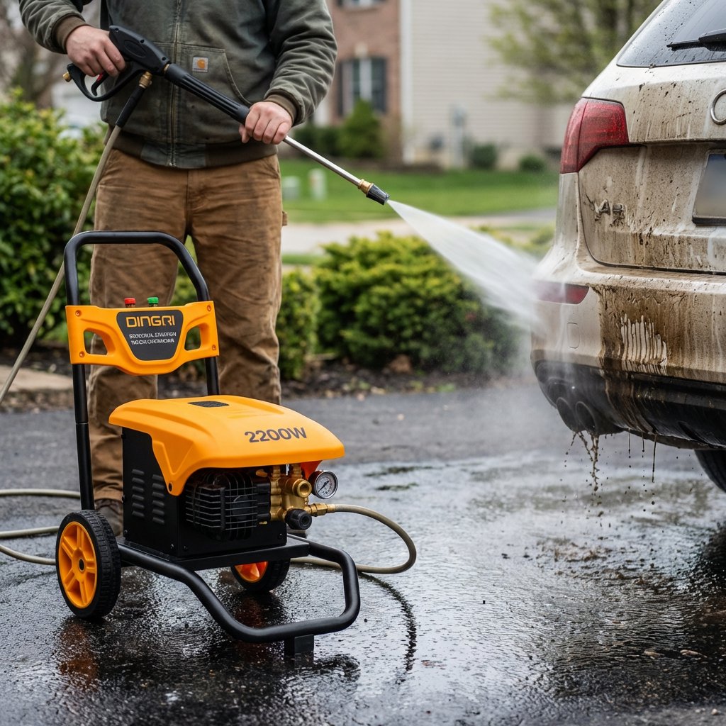 High Pressure Washer 2200W DINGQI BRAND - BAS Kuwait Bab Al Saif 