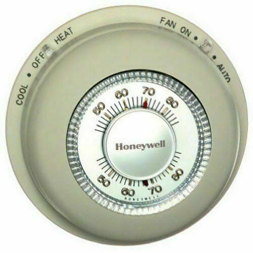 Honeywell Home Round Thermostat with 1H/1C Single Stage Heating and Cooling T87N1000 - BAS Kuwait Bab Al Saif Standard Standard 