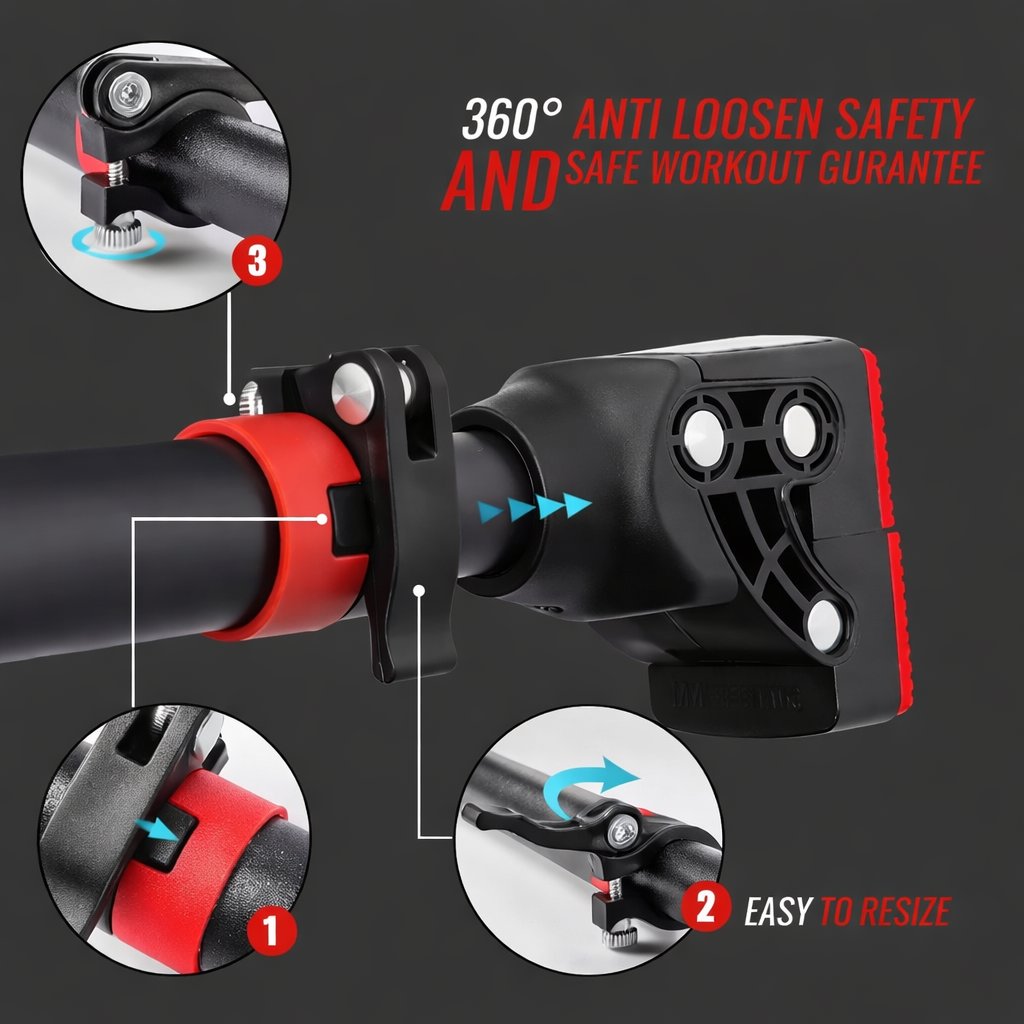 Horizontal Door Chin Up Bar Portable Dip Home Fitness Exercise - BAS Kuwait Bab Al Saif 