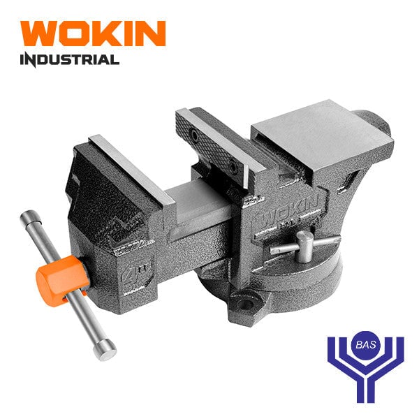 Industrial Bench Vice Wokin Brand - BAS Kuwait Bab Al Saif Standard 4" 