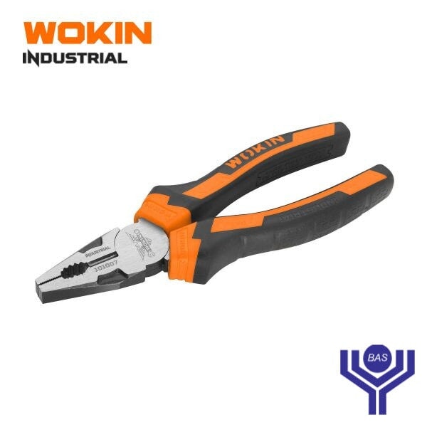 Industrial Combination Plier Wokin Brand - BAS Kuwait Bab Al Saif Standard 180Mm / 7" 