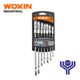 Industrial Flexible head combination Ratchet spanner ( 7PCS )Wokin Brand - BAS Kuwait Bab Al Saif Standard Standard 