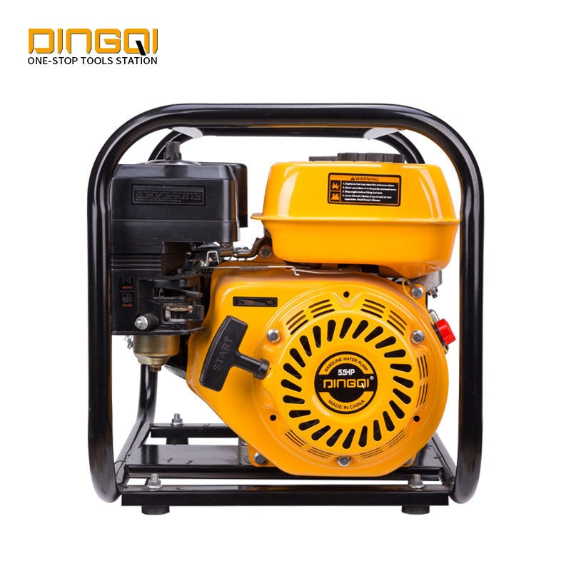 Industrial Gasoline Water Pump Machine 2" DINGQI BRAND - BAS Kuwait Bab Al Saif Yellow D104101 