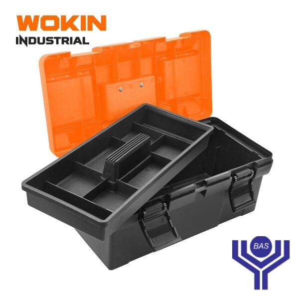 Industrial Heavy duty Plastic Toolbox Wokin Brand - BAS Kuwait Bab Al Saif Standard 17" 