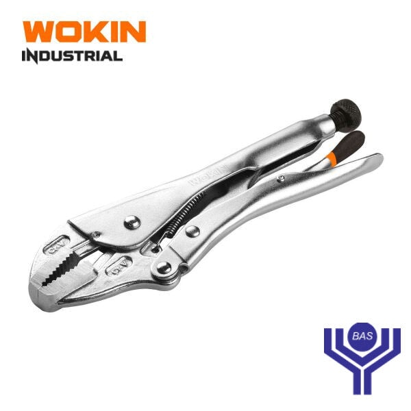 Industrial locking plier 250mm / 10" Wokin Brand - BAS Kuwait Bab Al Saif Standard 250Mm / 10" 