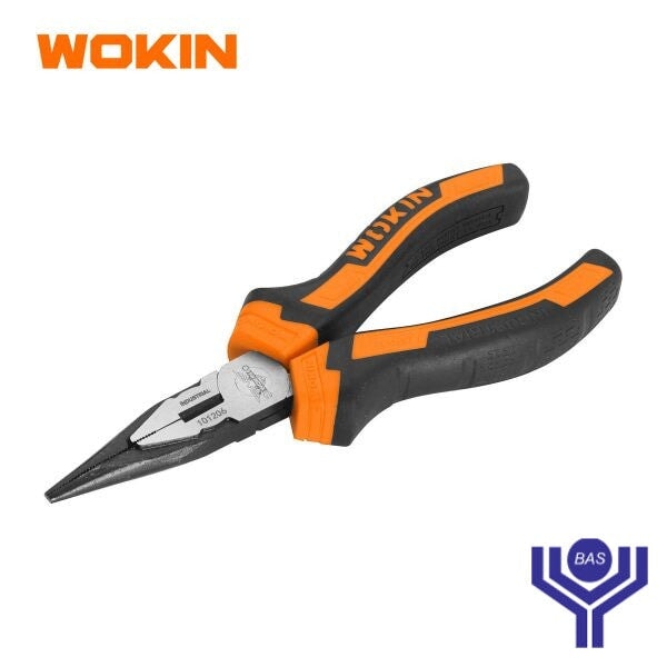 Industrial Long Nose Plier Wokin Brand - BAS Kuwait Bab Al Saif Standard 160Mm / 6" 