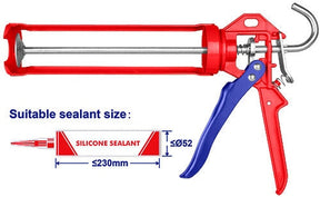 Industrial Professional Silicone Gun Caulking Gun 9" EMTOP BRAND - BAS Kuwait Bab Al Saif Standard Standard 