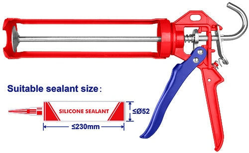 Industrial Professional Silicone Gun Caulking Gun 9" EMTOP BRAND - BAS Kuwait Bab Al Saif Standard Standard 